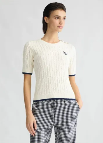 T-shirt in maglia di cotone Liu Jo  | BorotalcoCagliari.it