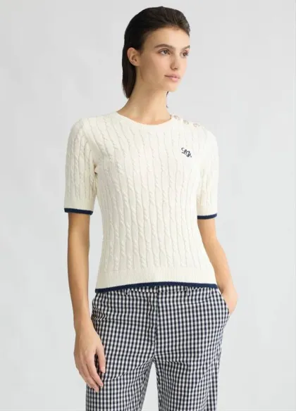 T-shirt in maglia di cotone Liu Jo  | BorotalcoCagliari.it