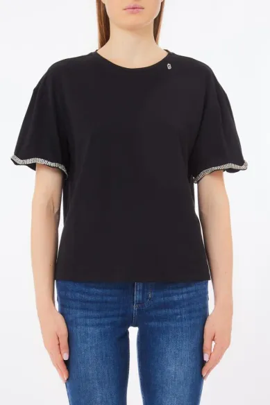 T-shirt in cotone LIUJO  | BorotalcoCagliari.it