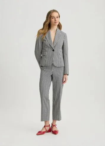Pantaloni cropped check – Liu Jo  | BorotalcoCagliari.it