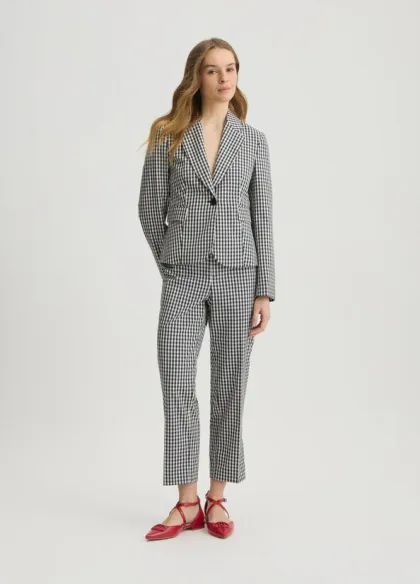 Pantaloni cropped check – Liu Jo  | BorotalcoCagliari.it