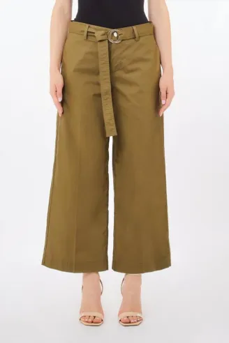 Pantaloni cropped con cintura – Liu Jo  | BorotalcoCagliari.it