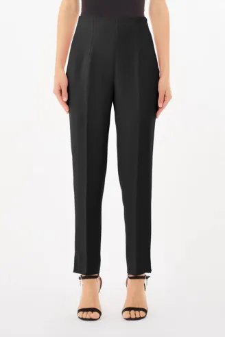 Pantaloni a sigaretta in misto viscosa stretch  | BorotalcoCagliari.it