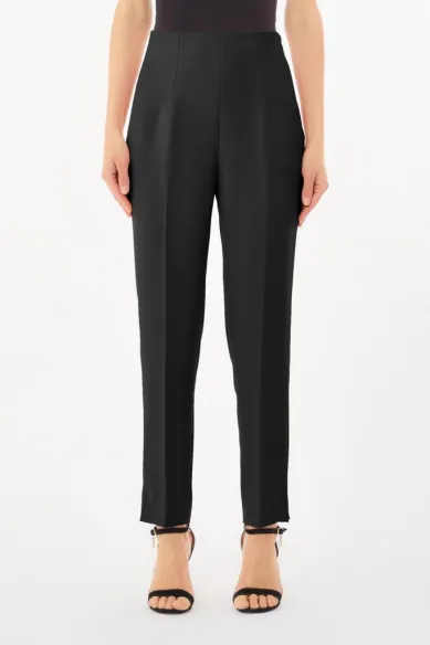 Pantaloni a sigaretta in misto viscosa stretch  | BorotalcoCagliari.it