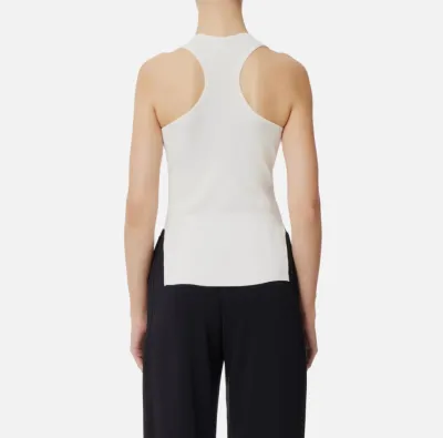 Canotta a micro costine con taschino Elisabetta Franchi  | BorotalcoCa