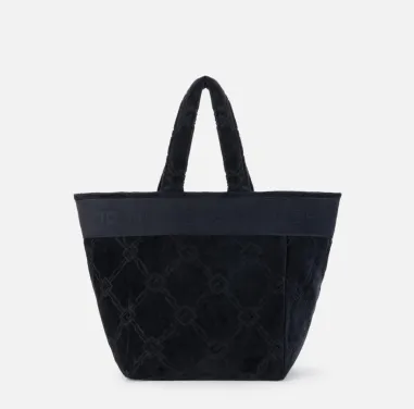 Tote in spugna jacquard con logo Elisabetta Franchi  | BorotalcoCaglia 2