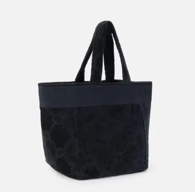 Tote in spugna jacquard con logo Elisabetta Franchi  | BorotalcoCaglia