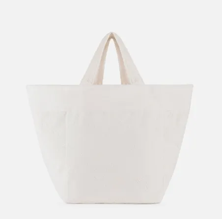 Tote in spugna jacquard con logo Elisabetta Franchi  | BorotalcoCaglia
