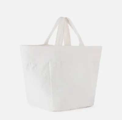 Tote in spugna jacquard con logo Elisabetta Franchi  | BorotalcoCaglia
