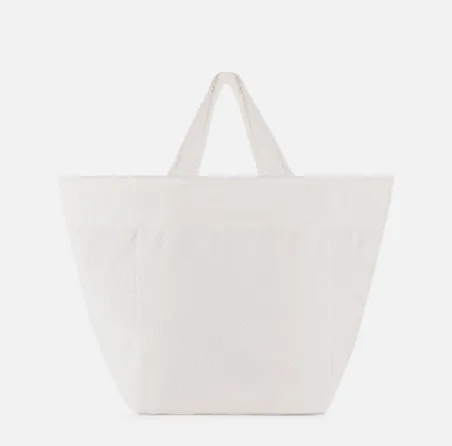 Tote in spugna jacquard con logo Elisabetta Franchi  | BorotalcoCaglia