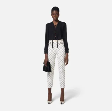 Blusa in georgette con lacci Elisabetta Franchi  | BorotalcoCagliari.i 2
