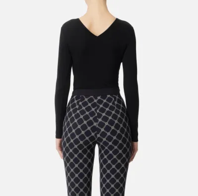 Body in jersey con lacci Elisabetta Franchi  | BorotalcoCagliari.it