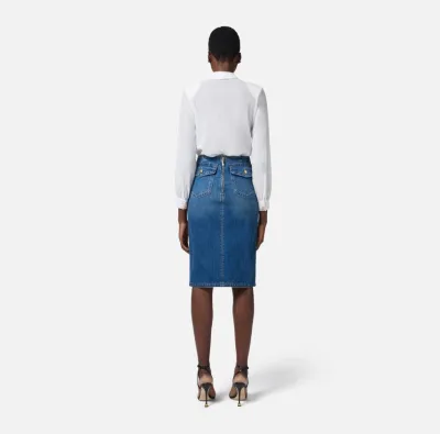 Camicia body in georgette con gemelli Elisabetta Franchi  | BorotalcoC