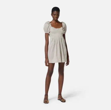 Abito in cotone con stampa pois e rose ricamate Elisabetta Franchi  |  2