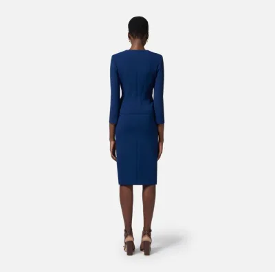 Giacca in crêpe con lacci criss-cross Elisabetta Franchi  | BorotalcoC