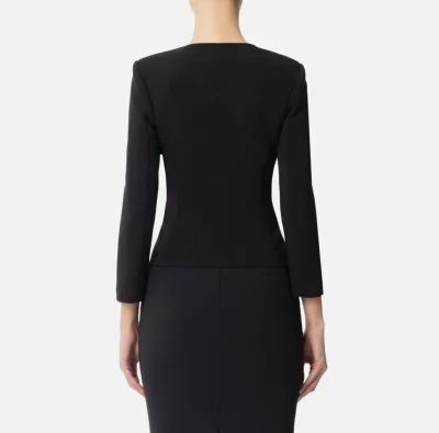 Giacca in crêpe con lacci criss-cross Elisabetta Franchi  | BorotalcoC