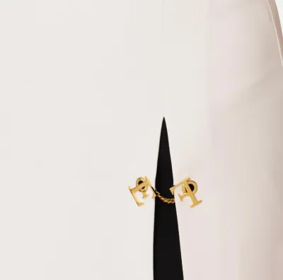 Minigonna in crêpe bicolore Elisabetta Franchi  | BorotalcoCagliari.it