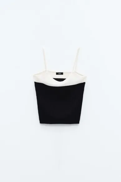 Top bicolor a spalline sottili – Eleh  | BorotalcoCagliari.it