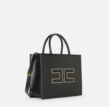 Elisabetta Franchi – Tote grande con logo in rilievo  | BorotalcoCagli 2