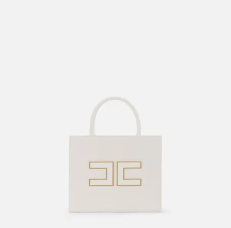 Elisabetta Franchi – Tote piccola con logo in rilievo  | BorotalcoCagl