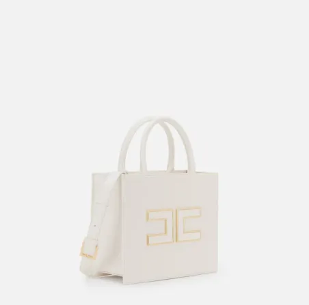 Elisabetta Franchi – Tote piccola con logo in rilievo  | BorotalcoCagl