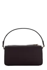 Elisabetta Franchi – Borsa con manico superiore e maxi logo in rilievo