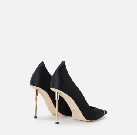 Elisabetta Franchi – Pump in pelle con tacco scultura  | BorotalcoCagl