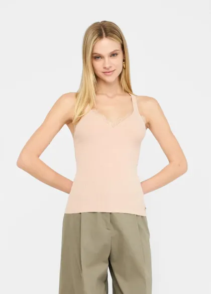 Liu Jo Top Elegante con Inserti in Pizzo  | BorotalcoCagliari.it