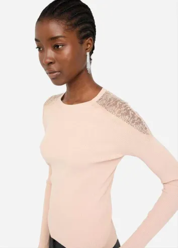 Liu Jo Maglia Elegante con Pizzo –  | BorotalcoCagliari.it