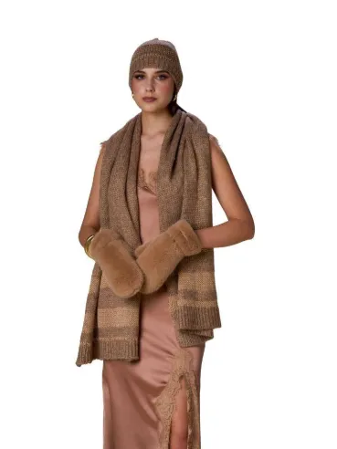 No Secrets sciarpa in maglia lurex l  | BorotalcoCagliari.it