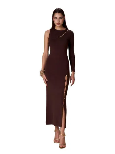 No Secrets abito cut-out Diamond Chic – Eleganza scintillante con stra