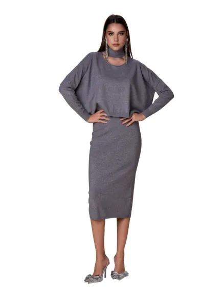 No Secrets completo in maglia con choker  | BorotalcoCagliari.it