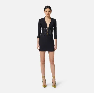 Elisabetta Franchi – Abito in neoprene con dettagli corsetto  | Borota