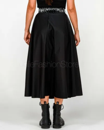 Elisabetta Franchi – Gonna in tessuto vela con cintura  | BorotalcoCag