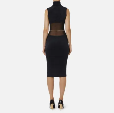 Elisabetta Franchi – Abito in maglia con cintura  | BorotalcoCagliari.