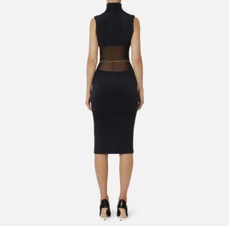 Elisabetta Franchi – Abito in maglia con cintura  | BorotalcoCagliari.