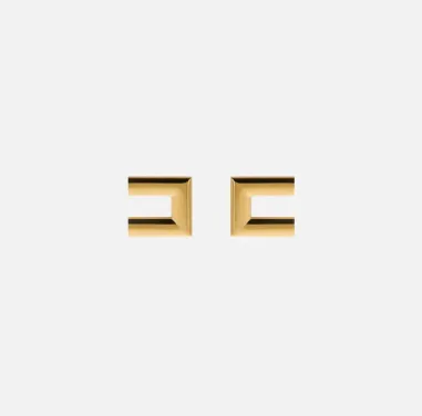 Elisabetta Franchi – Orecchini con logo