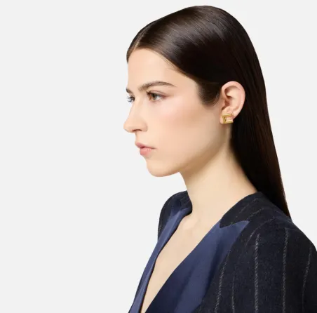 Elisabetta Franchi – Orecchini con logo