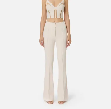 Elisabetta Franchi Pantaloni in doppio crêpe  | BorotalcoCagliari.it 2