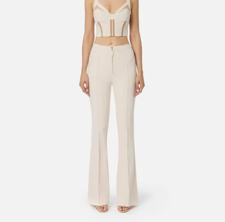 Elisabetta Franchi Pantaloni in doppio crêpe  | BorotalcoCagliari.it