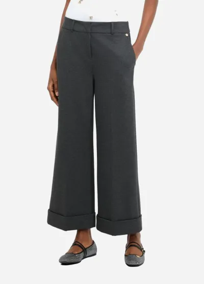 Liu Jo Pantaloni Cropped con Piega – Stile Moderno e Linea Impeccabile