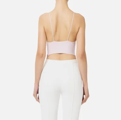 Top con trasparenze e tagli corsetto Elisabetta Franchi  | BorotalcoCa