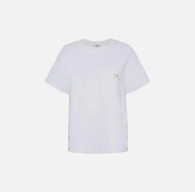 Elisabetta Franchi – T-shirt in jersey pesante con taschino  | Borotal