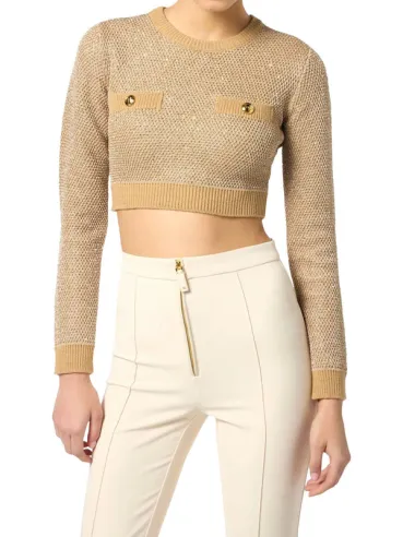 Elisabetta Franchi Maglia con paillettes  | BorotalcoCagliari.it 2