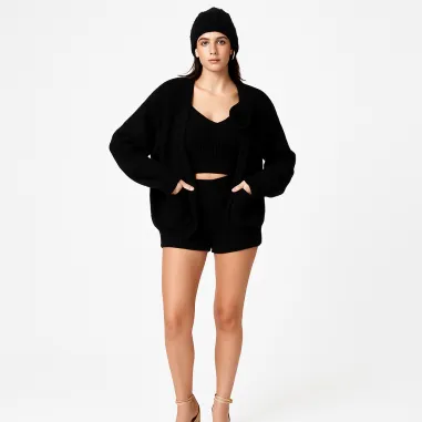 Cardigan luxury trecce nosecrets  | BorotalcoCagliari.it 2