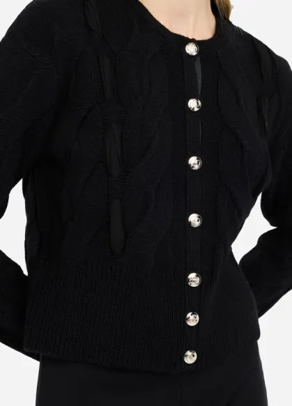 Liu Jo Cardigan in Lana a Trecce  | BorotalcoCagliari.it