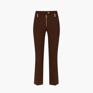 Elisabetta Franchi – Pantaloni in doppio crêpe dal taglio sartoriale   2