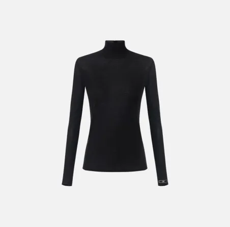 Elisabetta Franchi Maglia in jersey con cuciture lingerie  | Borotalco