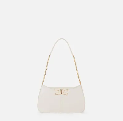 ELISABETTA FRANCHI Borsa a spalla con dettaglio logo  | BorotalcoCagli