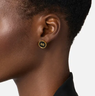 ELISABETTA FRANCHI Orecchini con logo  | BorotalcoCagliari.it